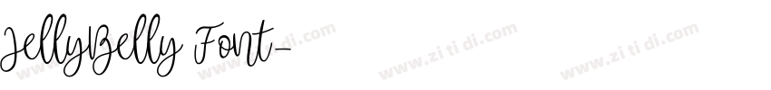 JellyBelly Font字体转换